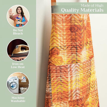 Maison d' Hermine 100% Cotton Apron for women with Pocket Kitchen Chef Apron for Men Cooking Spring Summer