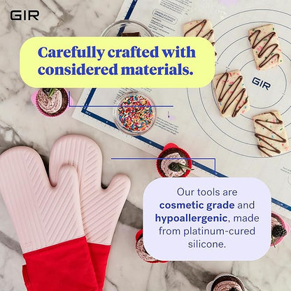 GIR: Get It Right 3-Piece Ultimate Silicone Kitchen Utensils Set - Spatula, Flip & Spoonula - Non toxic Cooking Utensils for Nonstick Cookware, Cooking and Baking - Mint