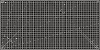 Elan Cutting Mat 36x72 Black & Taupe, Extra Large Self Healing Cutting Mat 36 x 72 Inch, 5-Ply Craft Board Black, Hobby Board for Sewing and Quilting