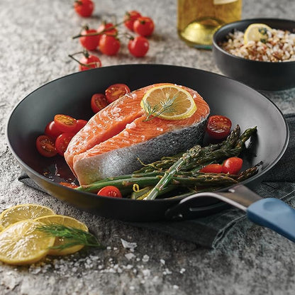 Tramontina Carbon Steel 10-Inch Frying Pan with Silicone Grip, Naturally Non Stick Skillet, Oven Safe
