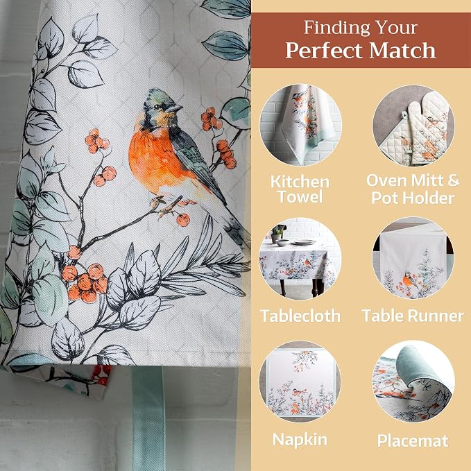 Maison d' Hermine 100% Cotton Apron for women with Pocket Kitchen Chef Apron for Men Cooking Spring Summer
