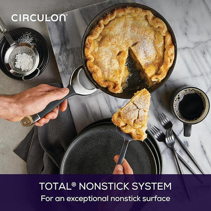 Circulon Symmetry Hard Anodized Nonstick Induction Frying Pan, 8.5-Inch Fry Pan, Black
