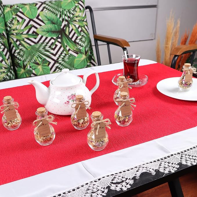 HTF Pack of 5 Personalized Wedding Gifts, Tea Party Favors for Women, Wedding Decor, Bridesmaid Gifts, Bridal Shower Gifts, Engagement Gift, Wedding Decorations for Guests (Jar, Mixed)