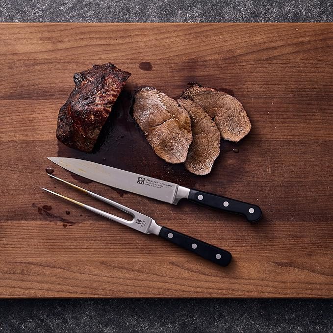 ZWILLING Professional S 2-Piece Razor-Sharp German Carving Knife Set, Made in Company-Owned German Factory with Special Formula Steel perfected for almost 300 Years, Dishwasher Safe