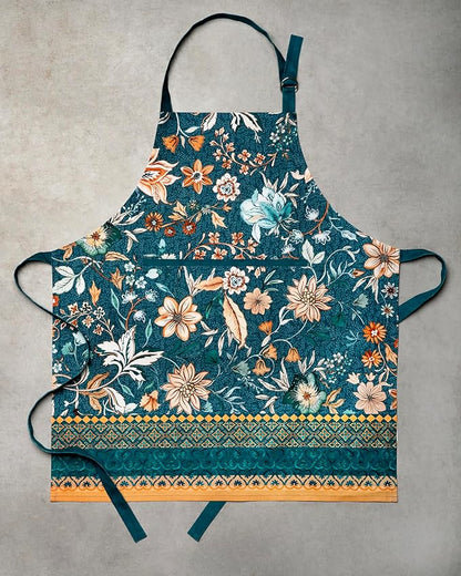 Maison d' Hermine 100% Cotton Apron for women with Pocket Kitchen Chef Apron for Men Cooking Spring Summer