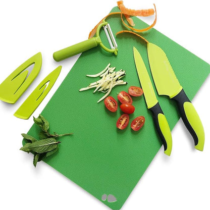 Jean-Patrique 3 Piece Chef’s Non-Stick Green & Black Prep Set
