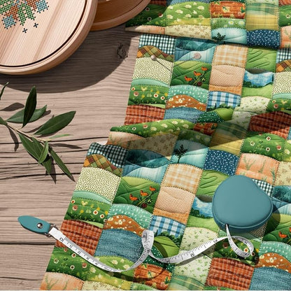 100% Cotton Fabric by the Yard – Turkish Quality Quilting & Sewing Fabric, 1 Yard x 1.69 Yards Wide, Patchwork Cotton for Crafts