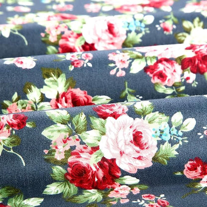 Nodsaw Layer Cake Fabric for Quilting 10 inch; Layer Cakes 10 inch Squares for Quilting; 42 10x10 inch Retro Floral Print Precut Cotton Fabric Squares Bundles for Sewing, Quilting, and DIY Crafts