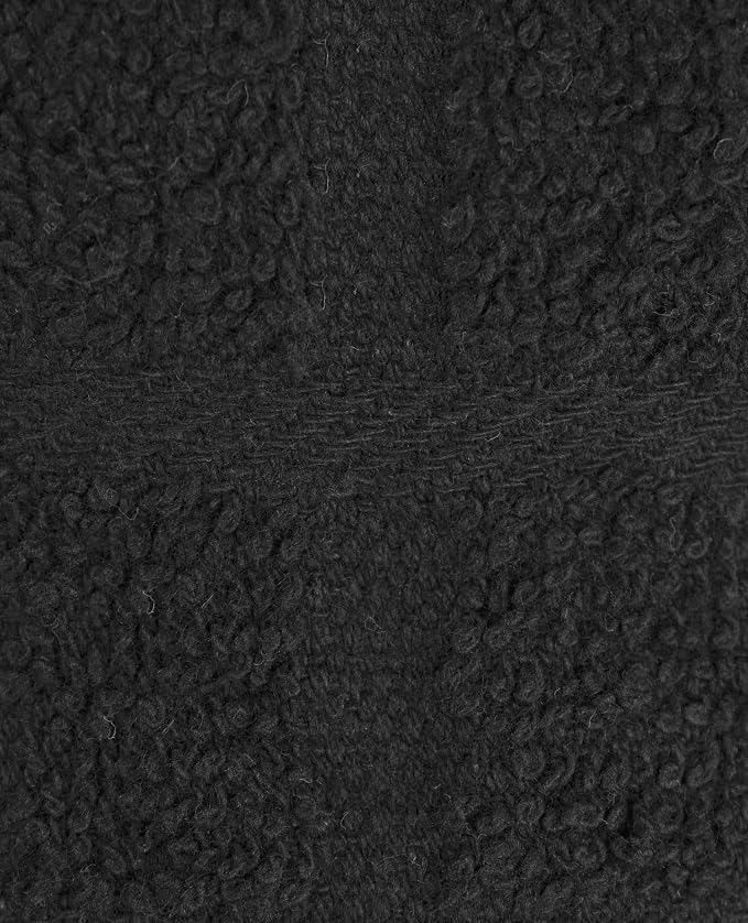 Ritz Premium 100% Cotton Terry Check Kitchen Dish Cloths - Highly Absorbent, Super Soft, Long-Lasting, 12"x12", 6-Pack, Black