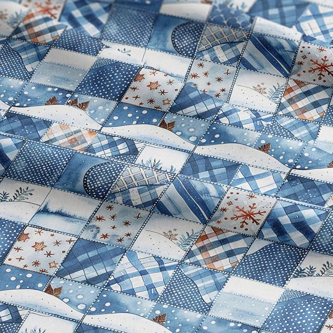 100% Cotton Fabric by the Yard – Turkish Quality Quilting & Sewing Fabric, 1 Yard x 1.69 Yards Wide, Patchwork Cotton for Crafts