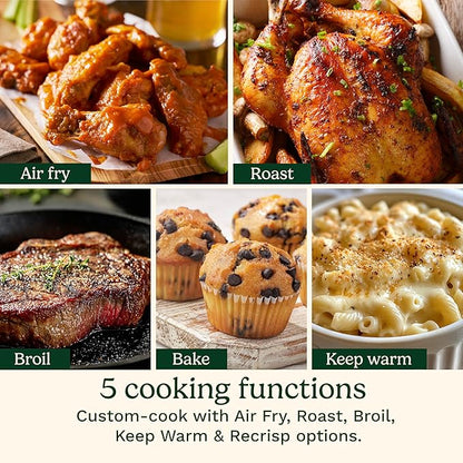 Cuisinart ClearView Large 9-Quart Basket Air Fryer with ClearView Window, Digital Control Panel, 5 Functions, 3 Air Fry Presets, 2 Custom Presets, Easy Clean, PFAS-Free, 3 -Year Warranty, AFC-9