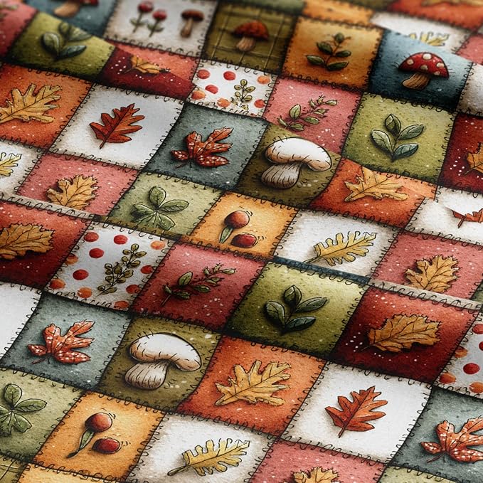 100% Cotton Fabric by the Yard – Turkish Quality Quilting & Sewing Fabric, 1 Yard x 1.69 Yards Wide, Patchwork Cotton for Crafts