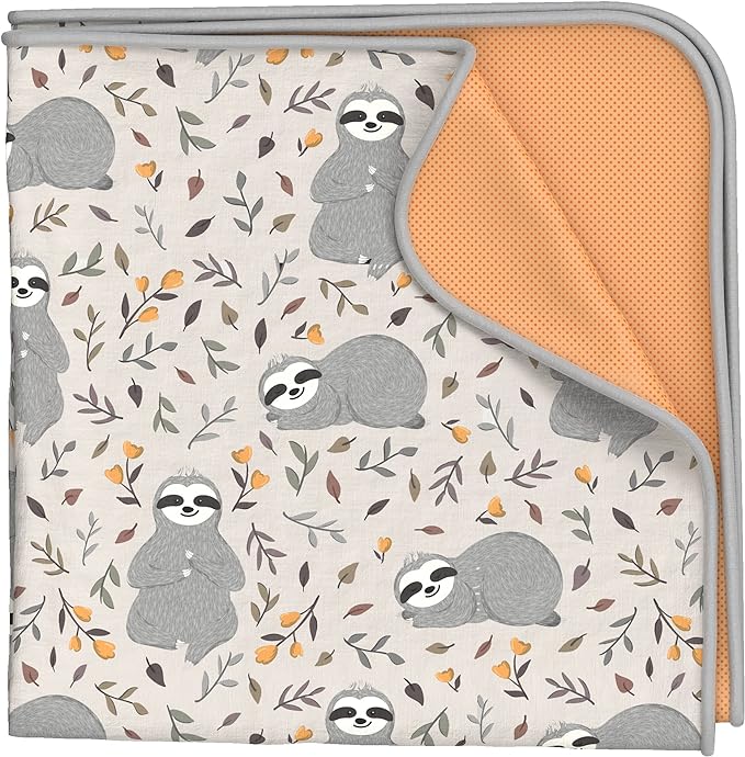 Splat Mat for Baby – Under High Chair Floor Mat Protects Wood, Vinyl and Carpet from Spills – Waterproof 4 Layer Baby Mat with Anti-Skid Backing Deters Bunching and Sliding (51” x 51”)