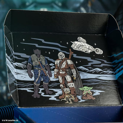 Bones Coffee Company Star Wars Bounty Hunter Bundle Collector's Box - 2 Flavored Coffees - Low Acid Medium Roast Arabica Beans - Specialty Gifts, Auto Drip and French Press Compatible - 12 oz Pack of 2 Whole Bean
