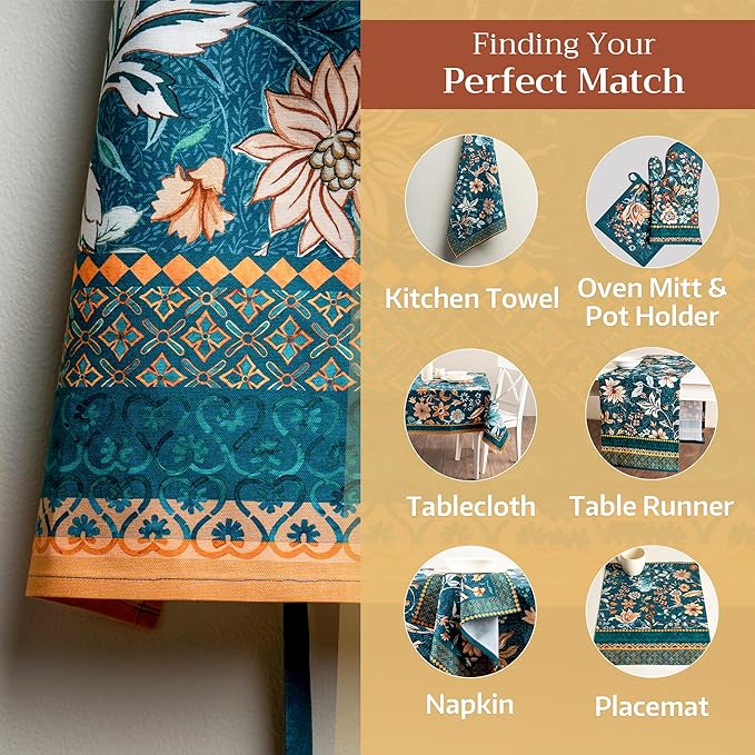 Maison d' Hermine 100% Cotton Apron for women with Pocket Kitchen Chef Apron for Men Cooking Spring Summer