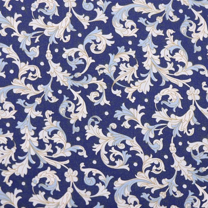 Nodsaw 14Pcs Vintage Floral Paisley Fat Quarter Fabric, Fall Navy Dark Blue | 100% Soft Cotton, Precut 18x22 inch Quilting Material Bundle For Sewing, Quilts, Bags, DIY Crafts, Upholstery