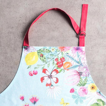 Maison d' Hermine 100% Cotton Apron for women with Pocket Kitchen Chef Apron for Men Cooking Spring Summer