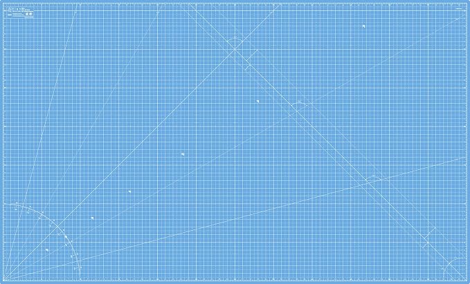 Elan Cutting Mat 36x60 Blue, Extra Large Self Healing Cutting Mat 36 x 60 Inch, 5-Ply Craft Board Blue, Hobby Board for Sewing and Quilting