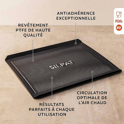 Silpat The Original Cook N' Cool Perforated Baking Tray, Aluminum, 11 5/8” X 16 1/2”