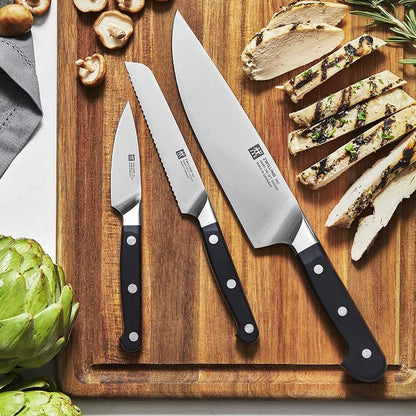 ZWILLING Pro 14-piece Knife Set - Made in Germany - Birchwood Block