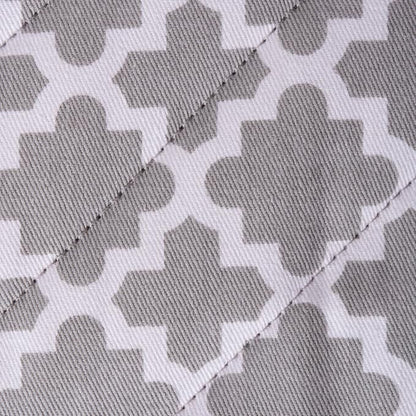 DII Lattice Basics Collection Kitchen Essentials, Oven Mitt Set, Gray, 2, Piece