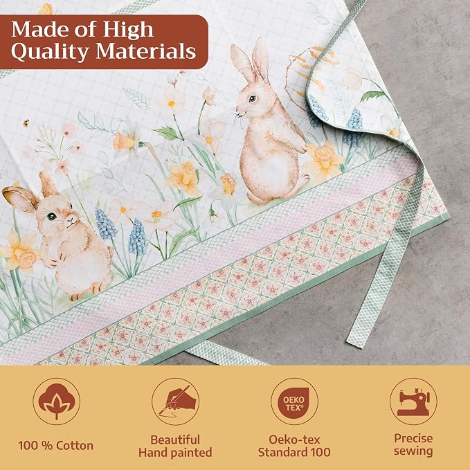 Maison d' Hermine 100% Cotton Apron for women with Pocket Kitchen Chef Apron for Men Cooking Spring Summer