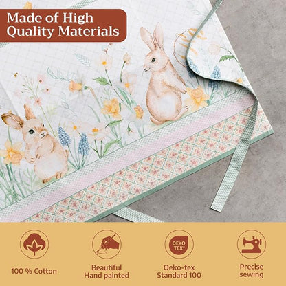 Maison d' Hermine 100% Cotton Apron for women with Pocket Kitchen Chef Apron for Men Cooking Spring Summer