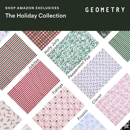 GEOMETRY Christmas Kitchen Towels - Quick Dry Microfiber Cloth Dish Towels for Kitchen Drying - Premium Quick Dry Towel - Seasons Stripes