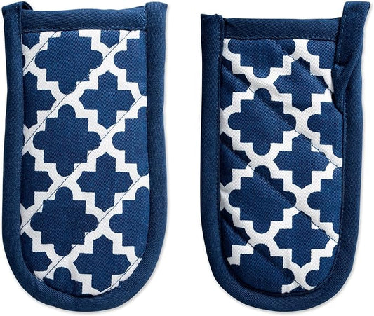 DII Lattice Basics Collection Kitchen Essentials, Pan Handle Set, Nautical Blue, 3, Piece