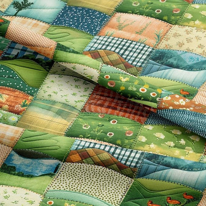 100% Cotton Fabric by the Yard – Turkish Quality Quilting & Sewing Fabric, 1 Yard x 1.69 Yards Wide, Patchwork Cotton for Crafts