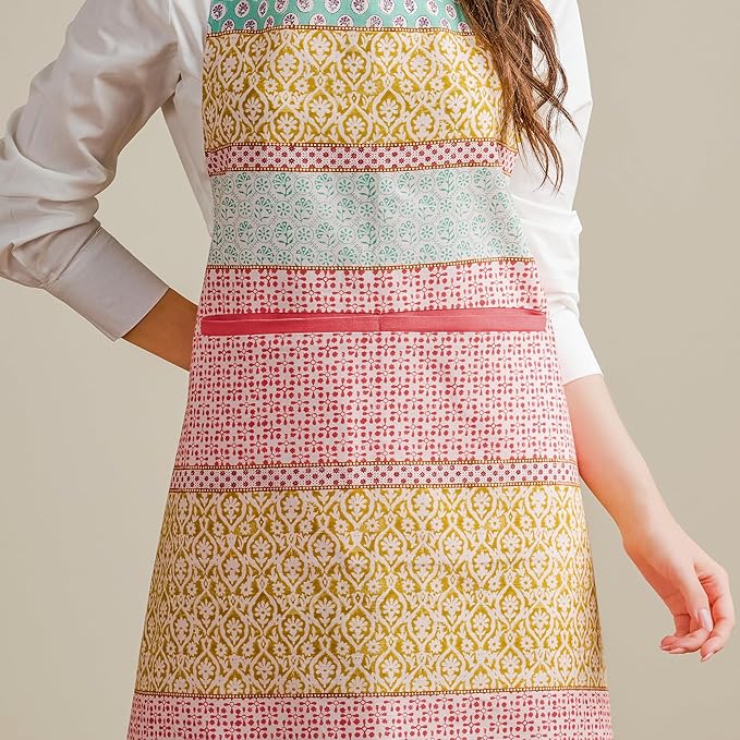 Maison d' Hermine 100% Cotton Apron for women with Pocket Kitchen Chef Apron for Men Cooking Spring Summer
