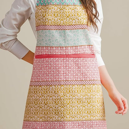 Maison d' Hermine 100% Cotton Apron for women with Pocket Kitchen Chef Apron for Men Cooking Spring Summer