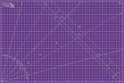 Elan Cutting Mat A1 Pink & Purple, Large Self Healing Cutting Mat 24 x 36 Inch, 5-Ply Craft Board Pink, Hobby Board for Crafts 24x36 Inch