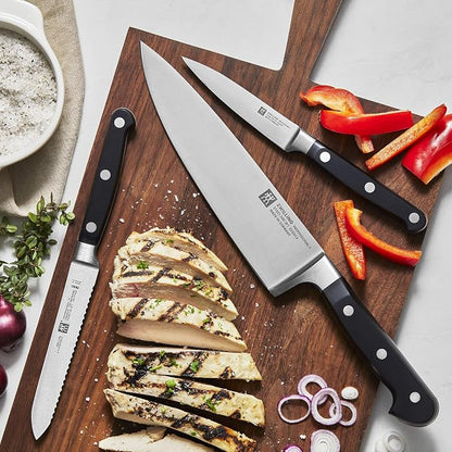 ZWILLING Professional S 7-Piece Razor-Sharp German Block Knife Set, Made in Company-Owned German Factory with Special Formula Steel perfected for almost 300 Years, Dishwasher Safe