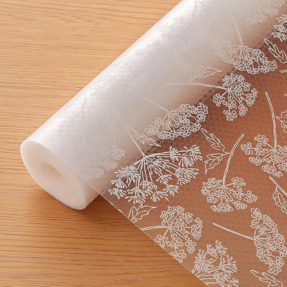 Cooyes Shelf Liner Drawer Liners, Shelf Liners for Kitchen Cabinets, Non-Adhesive Cabinet Liner, EVA Waterproof Non-Slip Refrigerator Liners for Kitchen Drawers