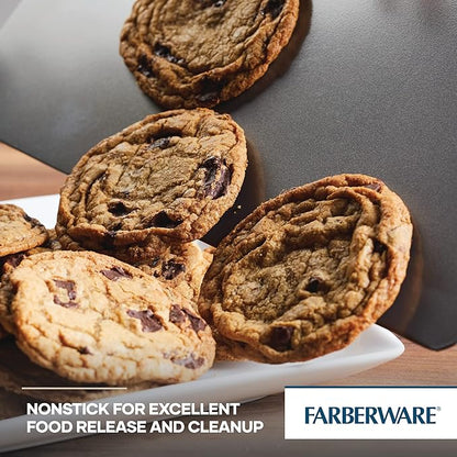 Farberware GOLDEN BAKE Bakeware Nonstick Rectangular Cake Pan with Lid, Kitchen Supplies, 9-Inch x 13-Inch, Gray
