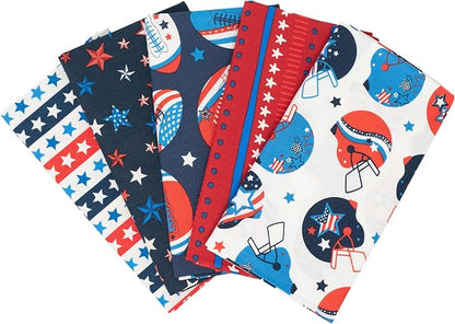 Singer, 100% Cotton, Football Pack 5Pc Bundle