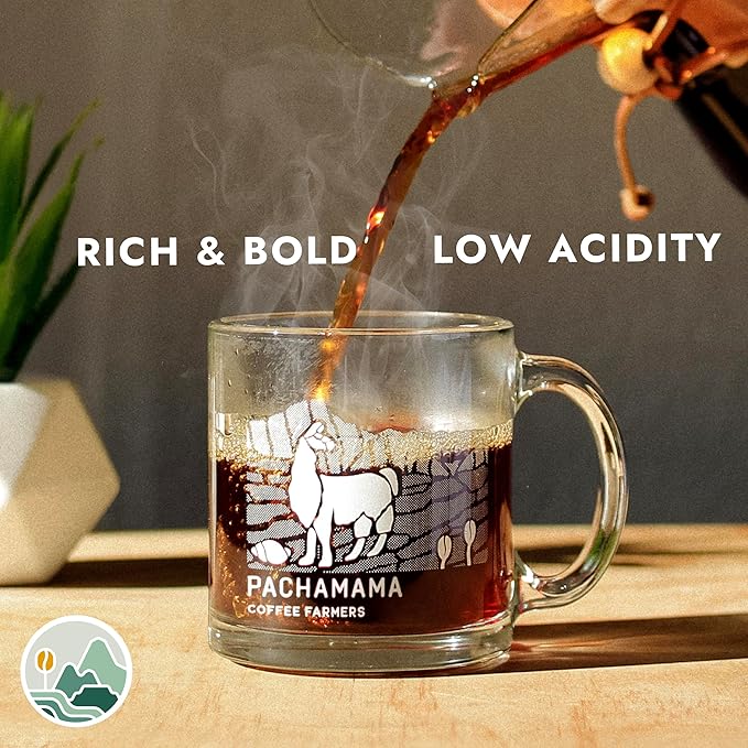 Pachamama Organic Coffee - Espresso Beans - Dark Roast Whole Bean Coffee - 2 lb - Farmer Owned & Regenerative
