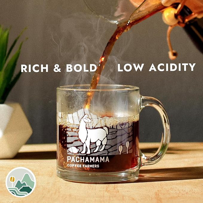 Pachamama Organic Coffee - Peru Single-Origin Medium Roast Whole Bean Coffee - 2 lb - Farmer Owned & Regenerative Organic Certified