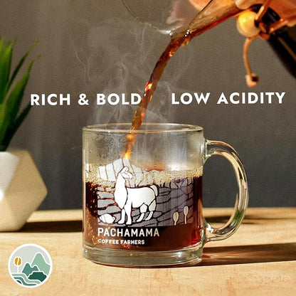 Pachamama Organic Coffee - Peru Single-Origin Medium Roast Whole Bean Coffee - 2 lb - Farmer Owned & Regenerative Organic Certified