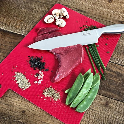 Jean-Patrique Professional Chef Knife - 8 Inch Kitchen Knife, Stainless Steel, Large Sharp - Chopaholic