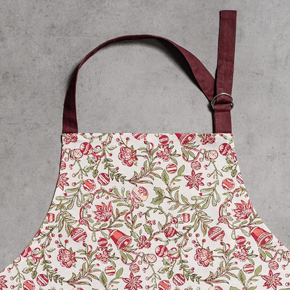 Maison d' Hermine 100% Cotton Apron for women with Pocket Kitchen Chef Apron for Men Cooking Spring Summer