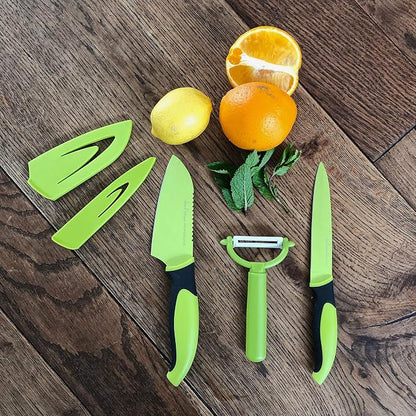 Jean-Patrique 3 Piece Chef’s Non-Stick Green & Black Prep Set