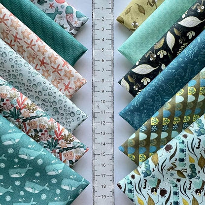Mixed Pattern Cotton Fabric Bundle – 60 Pre-Cut Squares (8×8 inch), 100% Cotton 140 GSM, Eco Digital Print, Made in Turkey