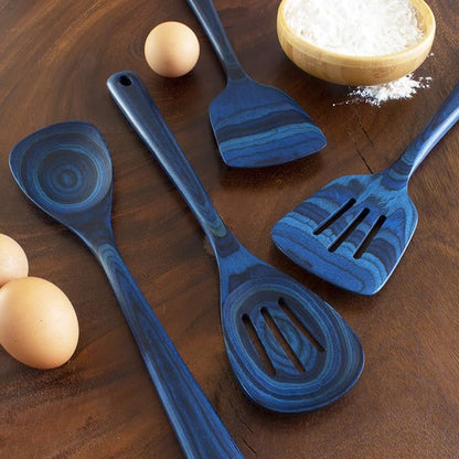 Totally Bamboo Baltique Malta Collection 4 Piece Cooking Utensil Set, Ready for Nonstick
