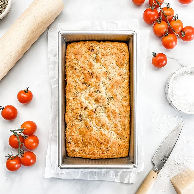 USA Pan Nonstick Standard Bread Loaf Pan, 1 Pound, Aluminized Steel (Pack of 6)