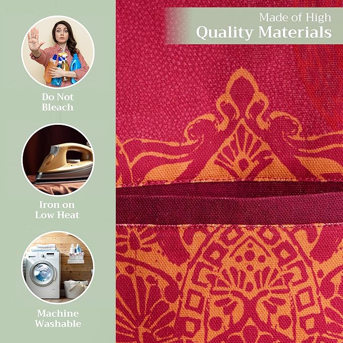 Maison d' Hermine 100% Cotton Apron for women with Pocket Kitchen Chef Apron for Men Cooking Spring Summer