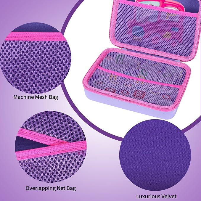 Storage Case Compatible with Leapfrog Fridge Phonics Magnetic Letter Set (Purple + Pink)