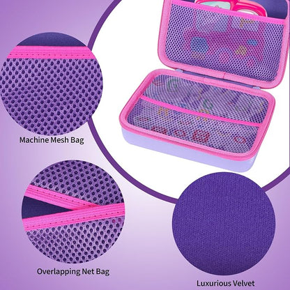 Storage Case Compatible with Leapfrog Fridge Phonics Magnetic Letter Set (Purple + Pink)