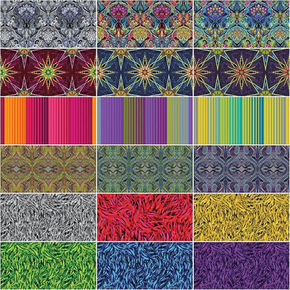 Paula Nadelstern What If 18 Fat Quarters Benartex, Assorted